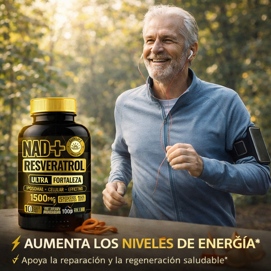Suplemento NAD+ Resveratrol