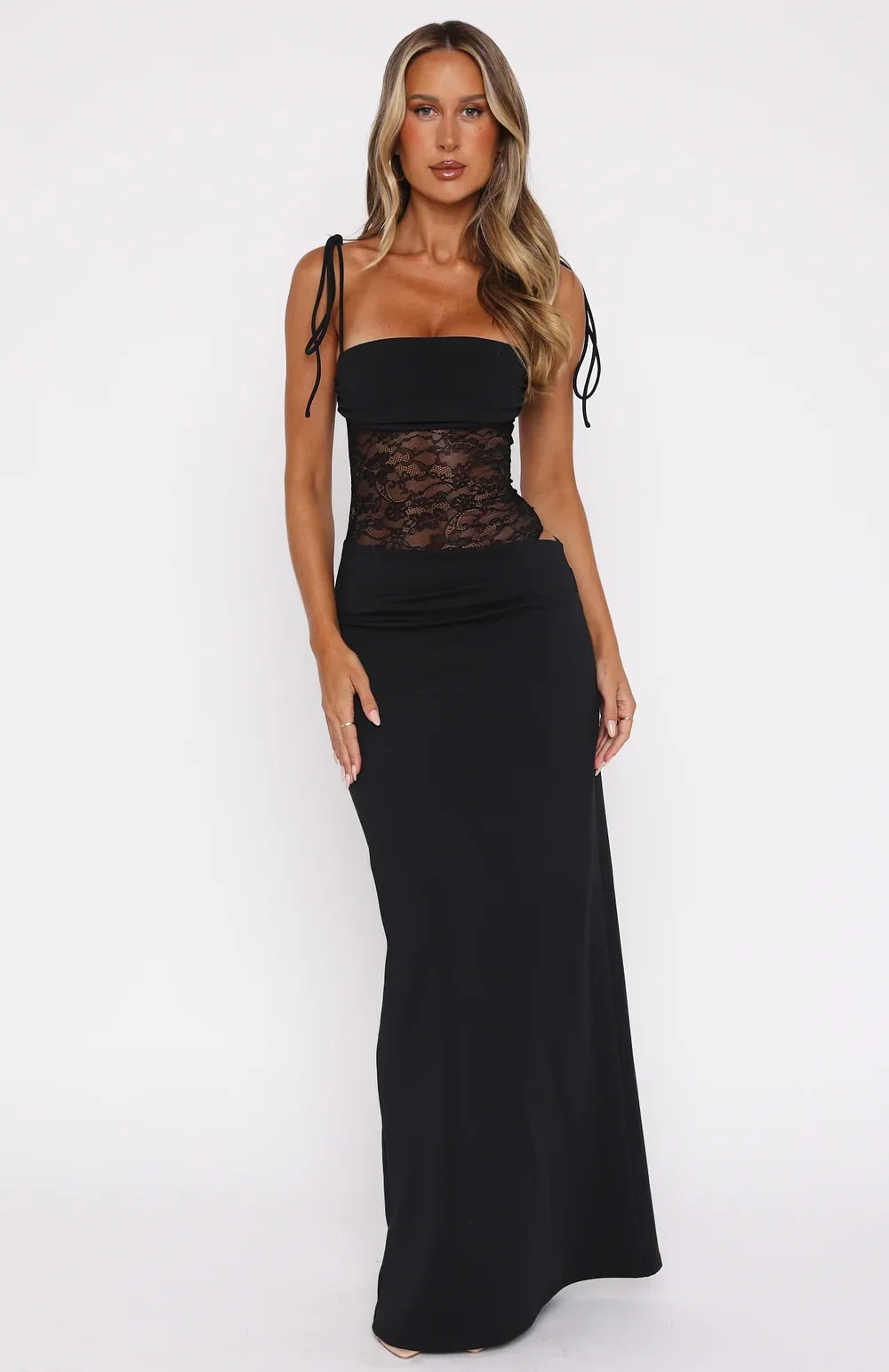 Vestido Glam Encaje Soleil