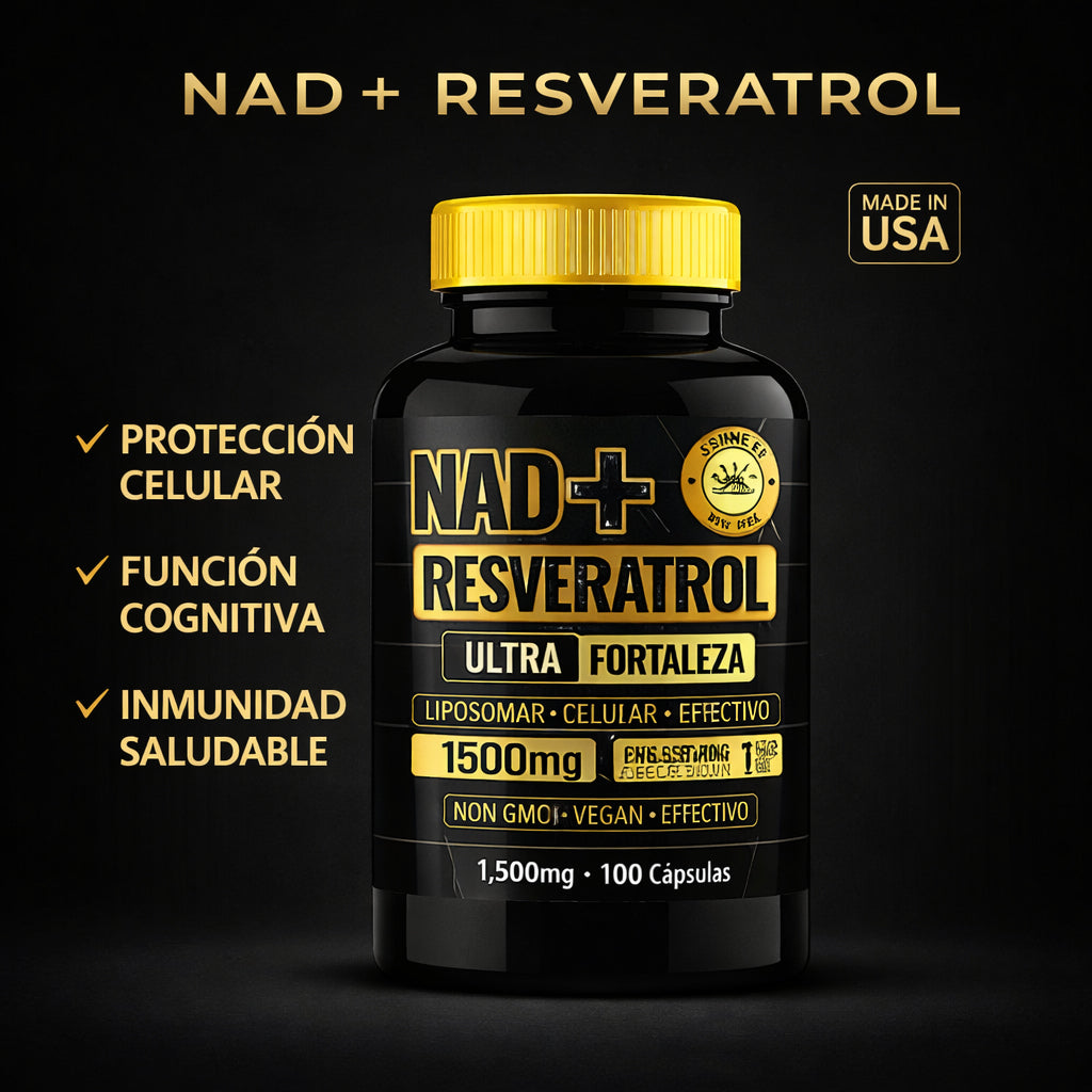 Suplemento NAD+ Resveratrol