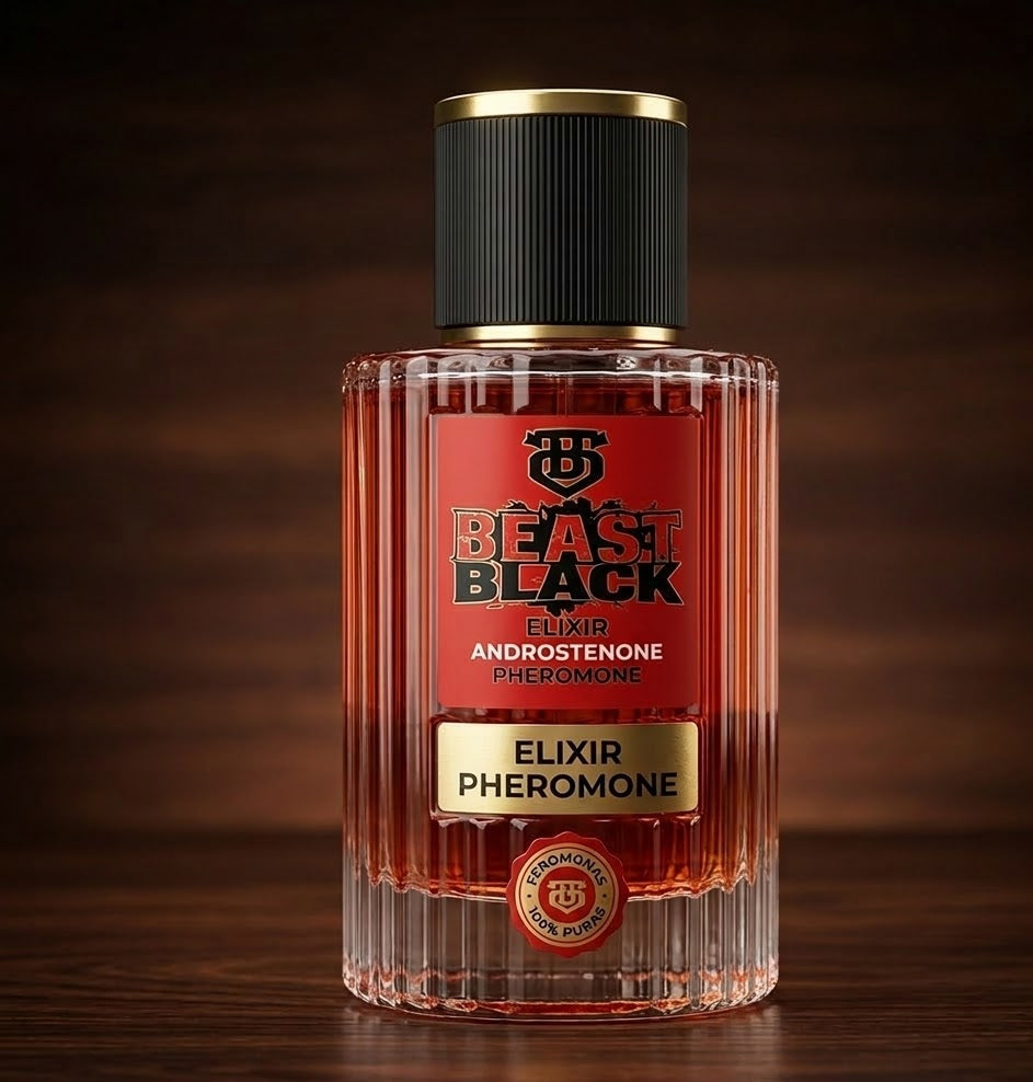 Perfume de Feromonas Beast Black Masculino