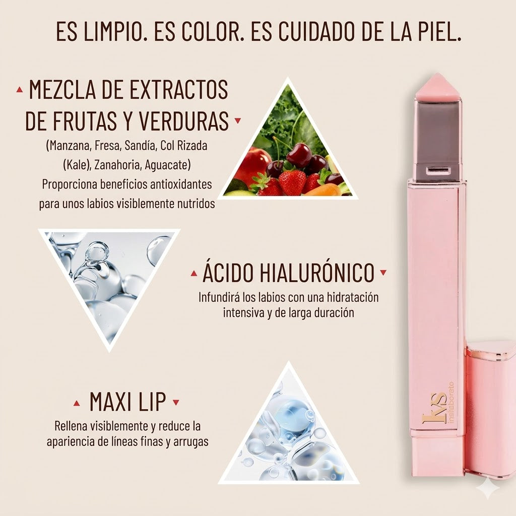 Brillo Labial voluminizador LOVE