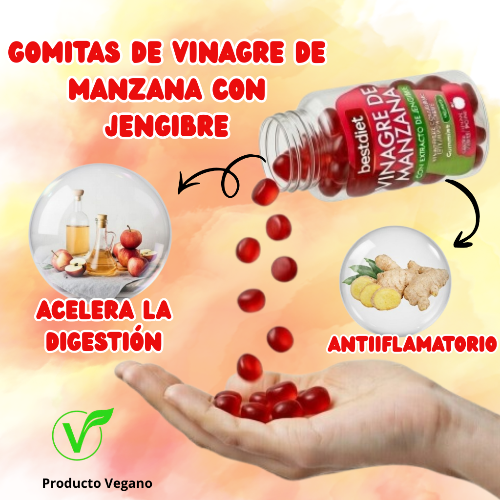 Gomitas/De vinagre de manzana