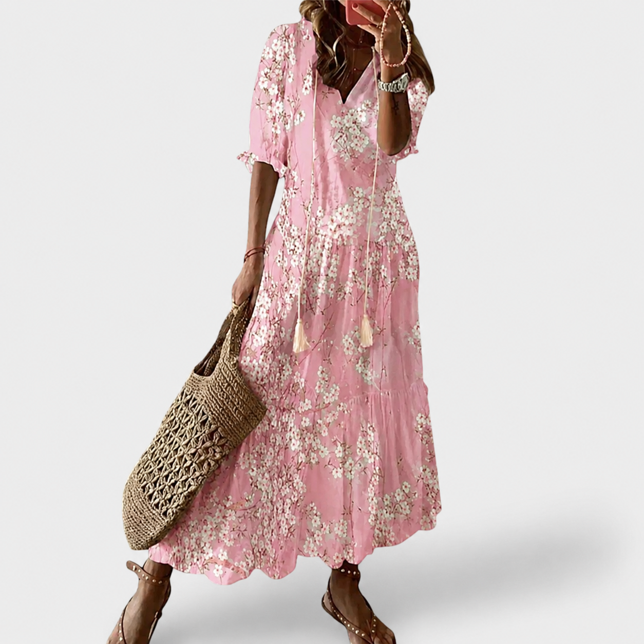 Bettina - Vestido largo bohemio