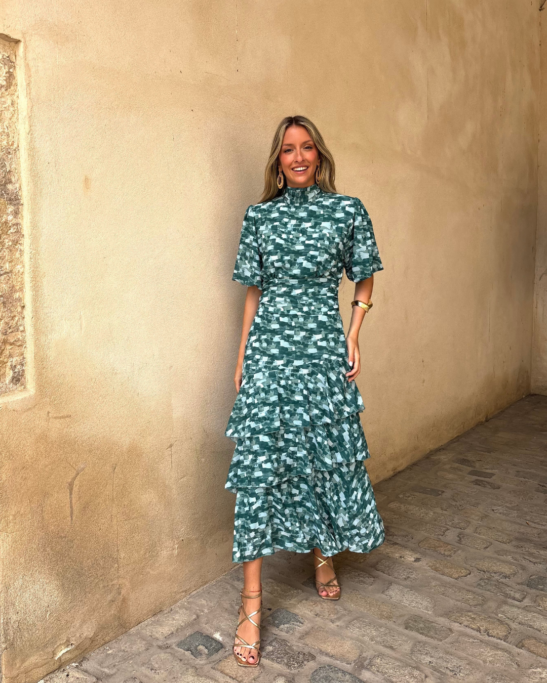 Vestido Midi Encanto Jade