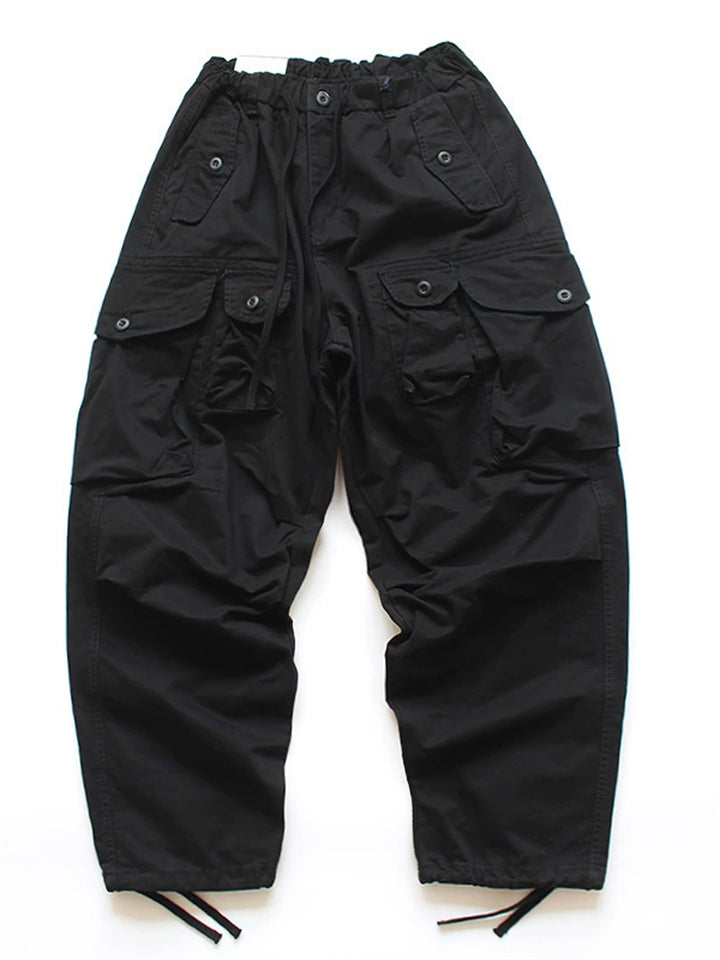Pantalones cargo múltiples bolsillos