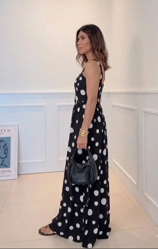 Maxi Vestido de Lunares Marisol