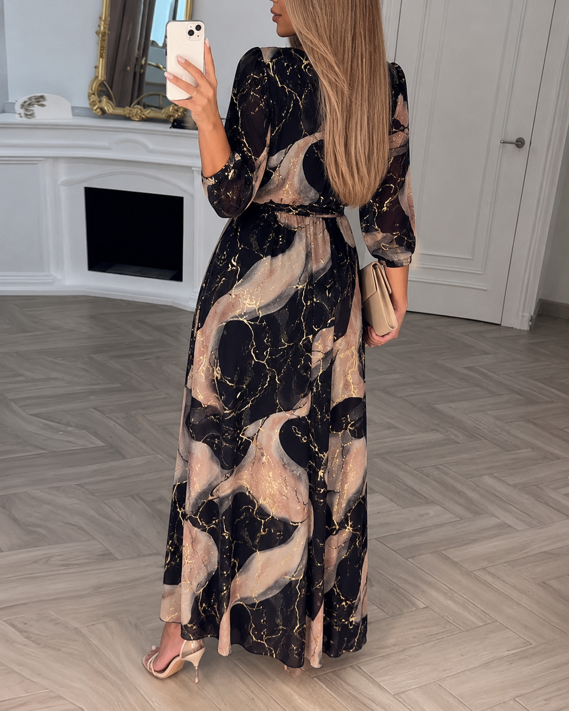 Elegante Vestido Estampado Chantal