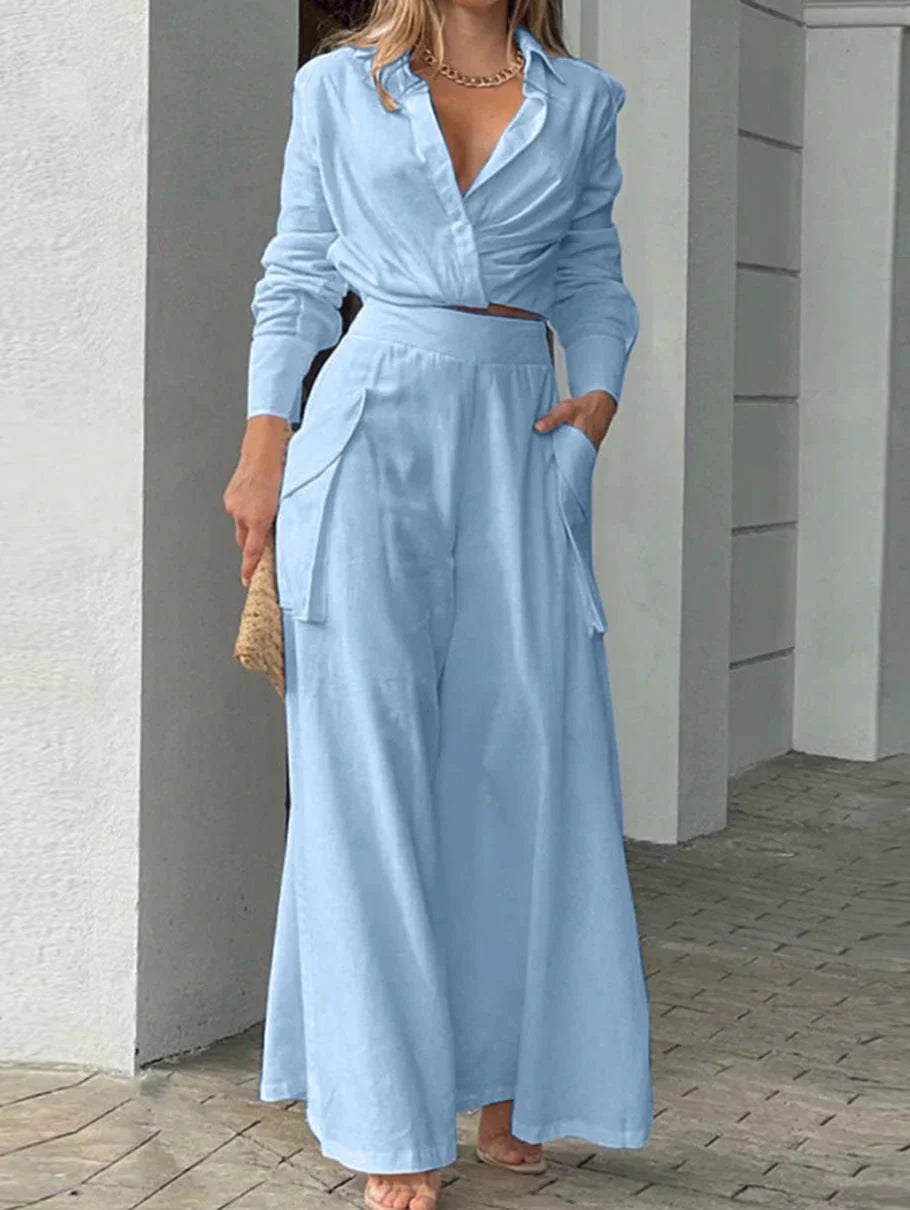 Conjunto Casual Dos Piezas – Color Liso