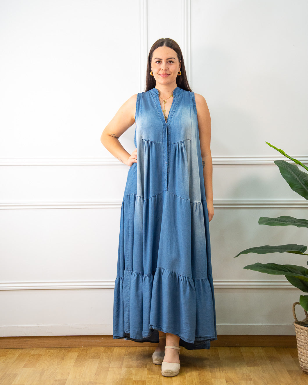 Vestido Holgado sin Mangas Yen