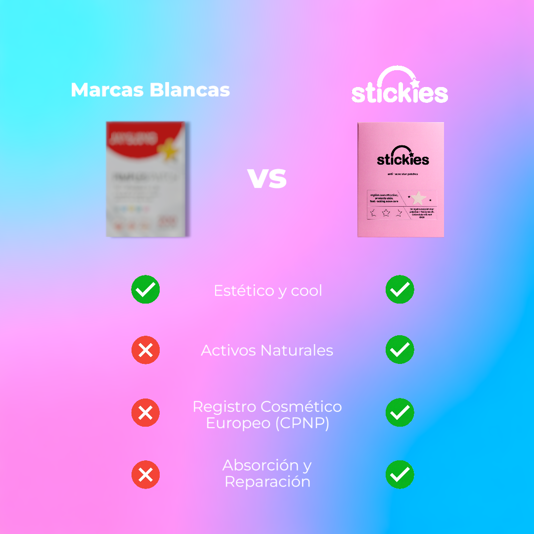 Estuche Parches Stickies Pinky 2x1