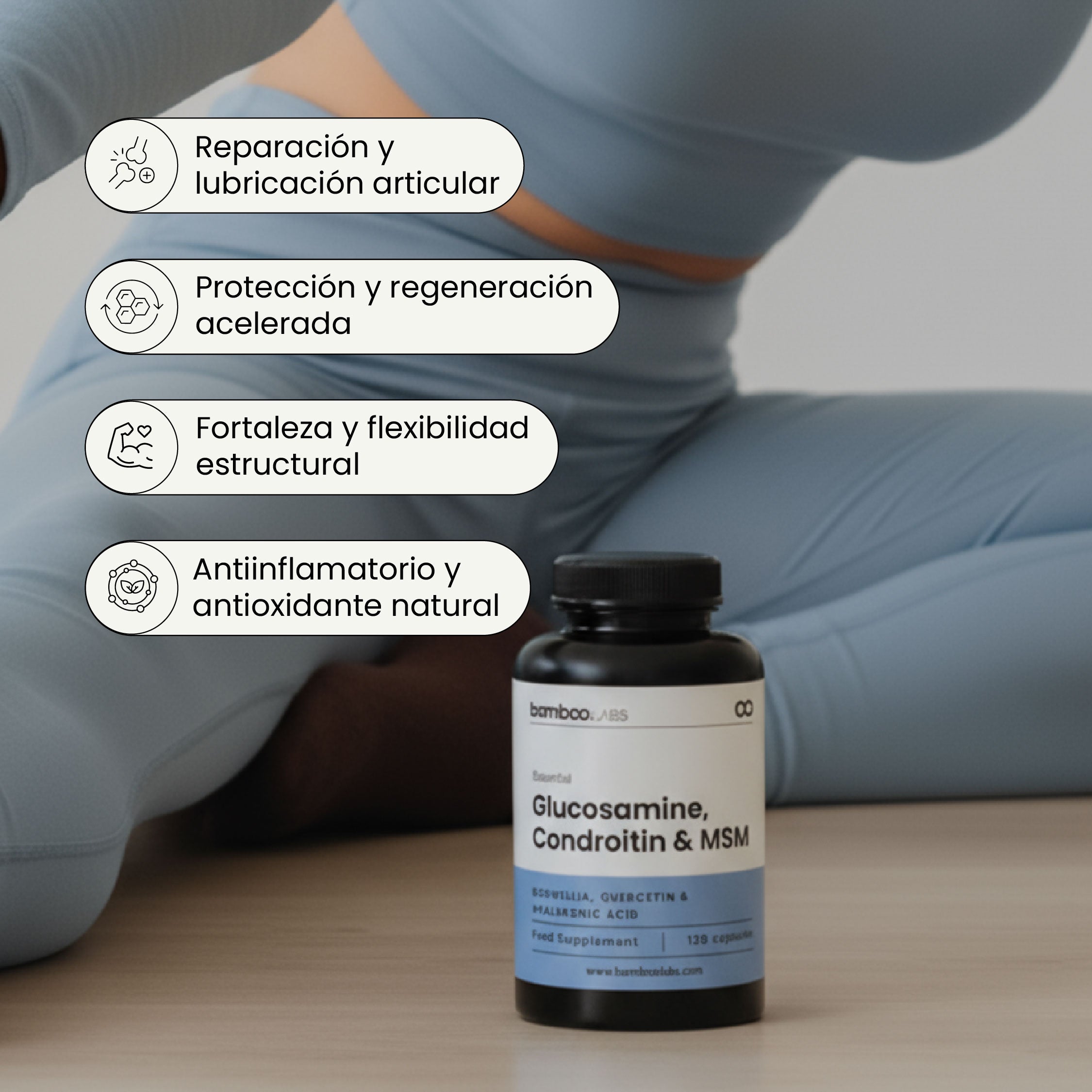 Glucosamina y Condroitina/ bienestar y salud articular