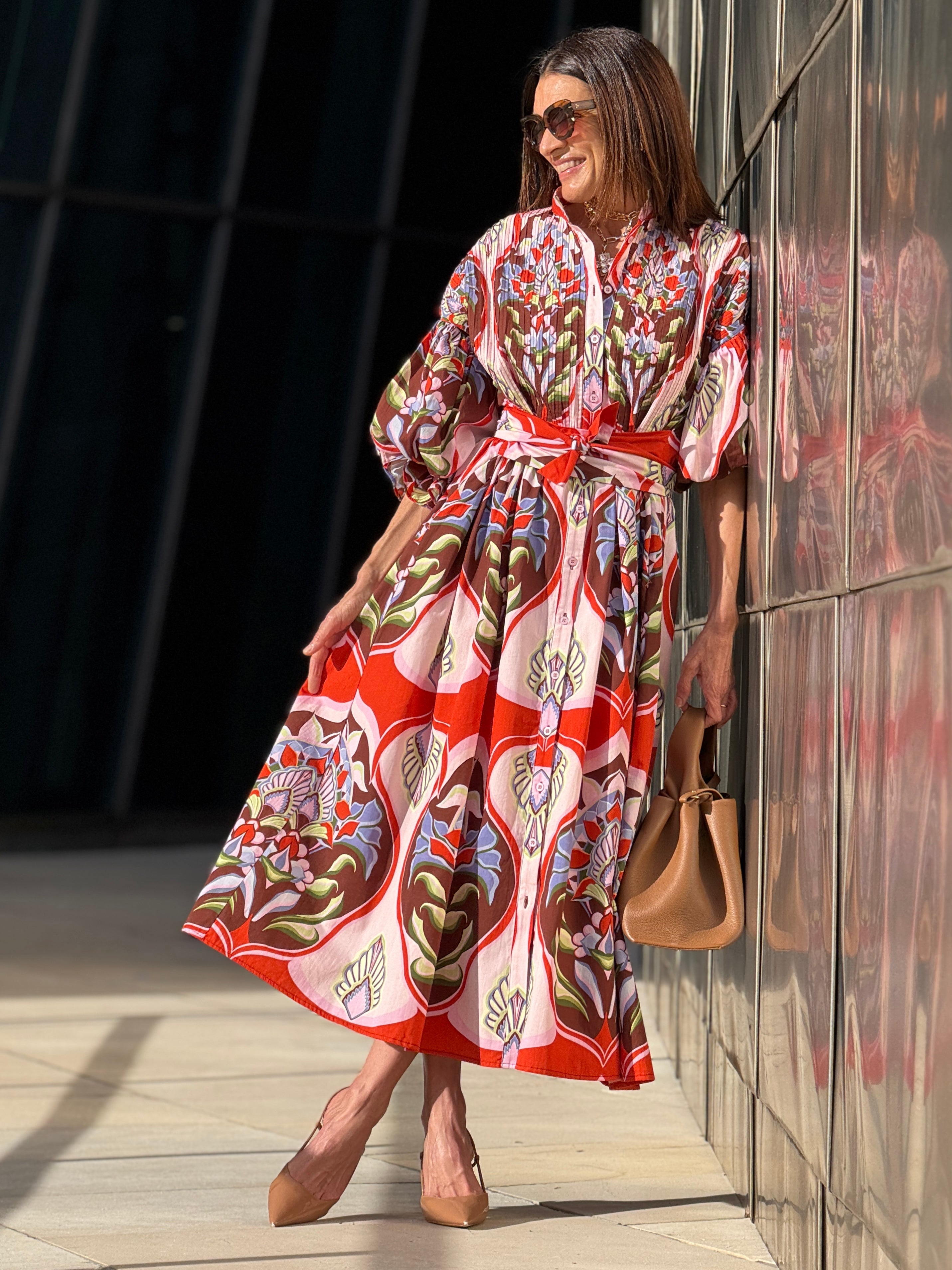 Vestido Glan Estampado Yara