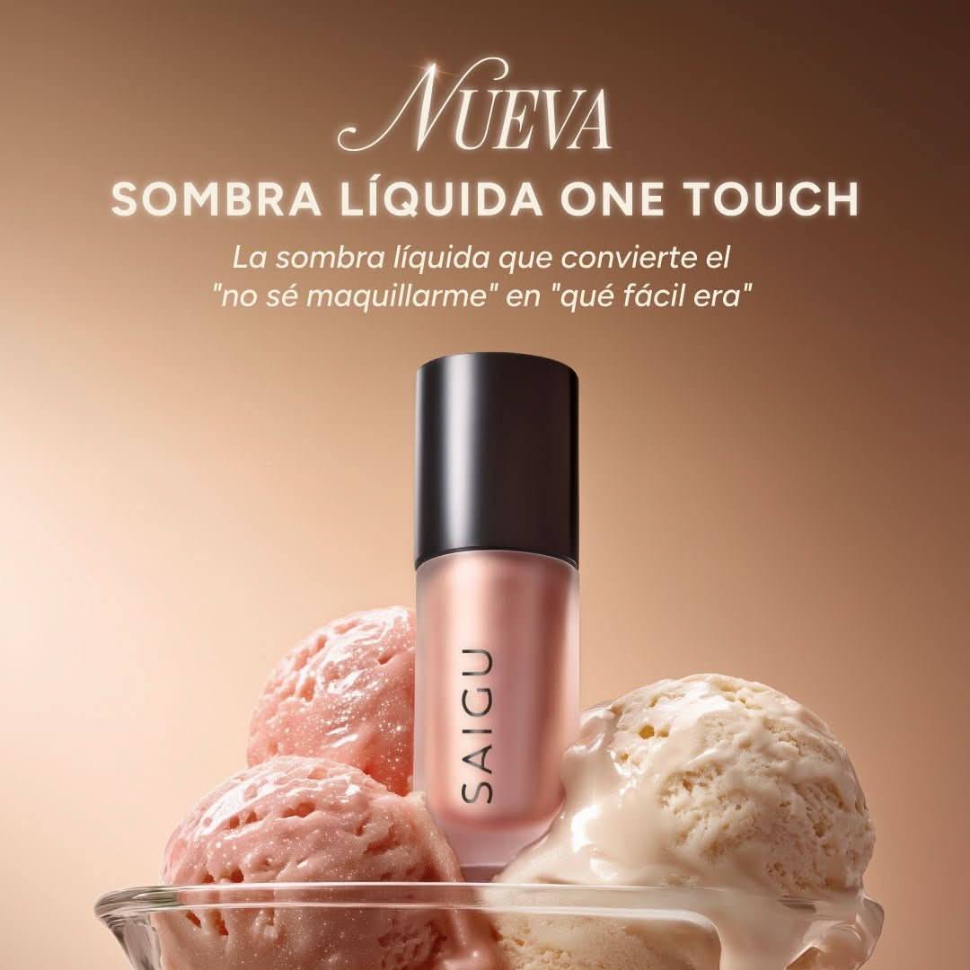 Sombra Liquida - Maquillaje Natural Saigu