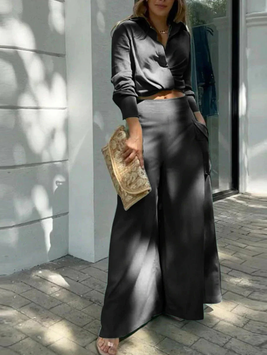 Conjunto Casual Dos Piezas – Color Liso