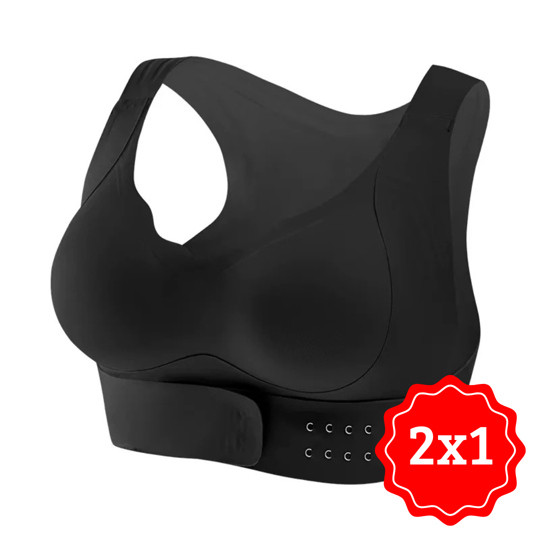 Sujetador corrector de postura sin varillas 2X1