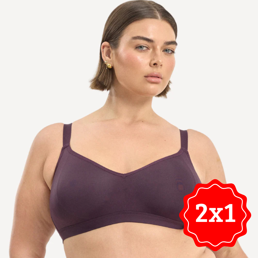Sujetador sin aros Bio Comfort Alix 2x1
