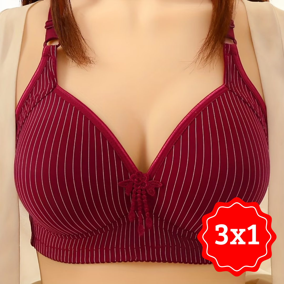 Sujetador Sexy Ropa Interior Push-Up 3X1