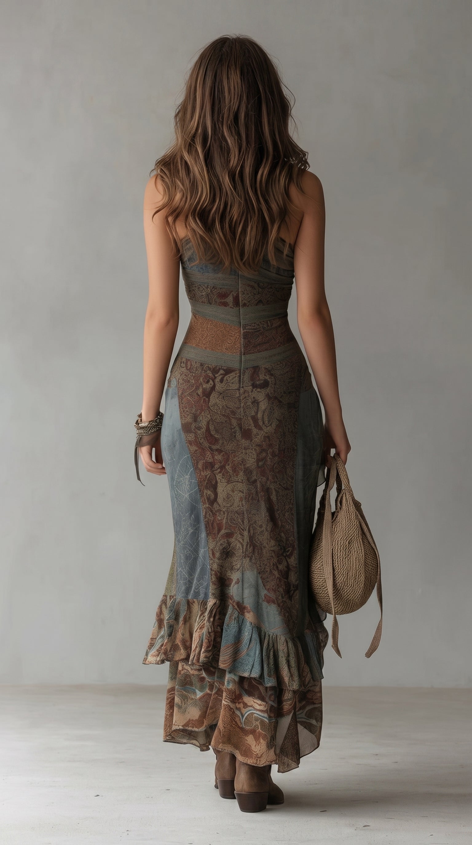 Vestido Largo Asimétrico Alana