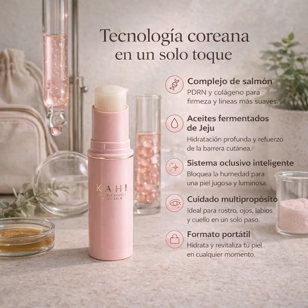 Bálsamo que hidrata revitaliza el rostro Kahi