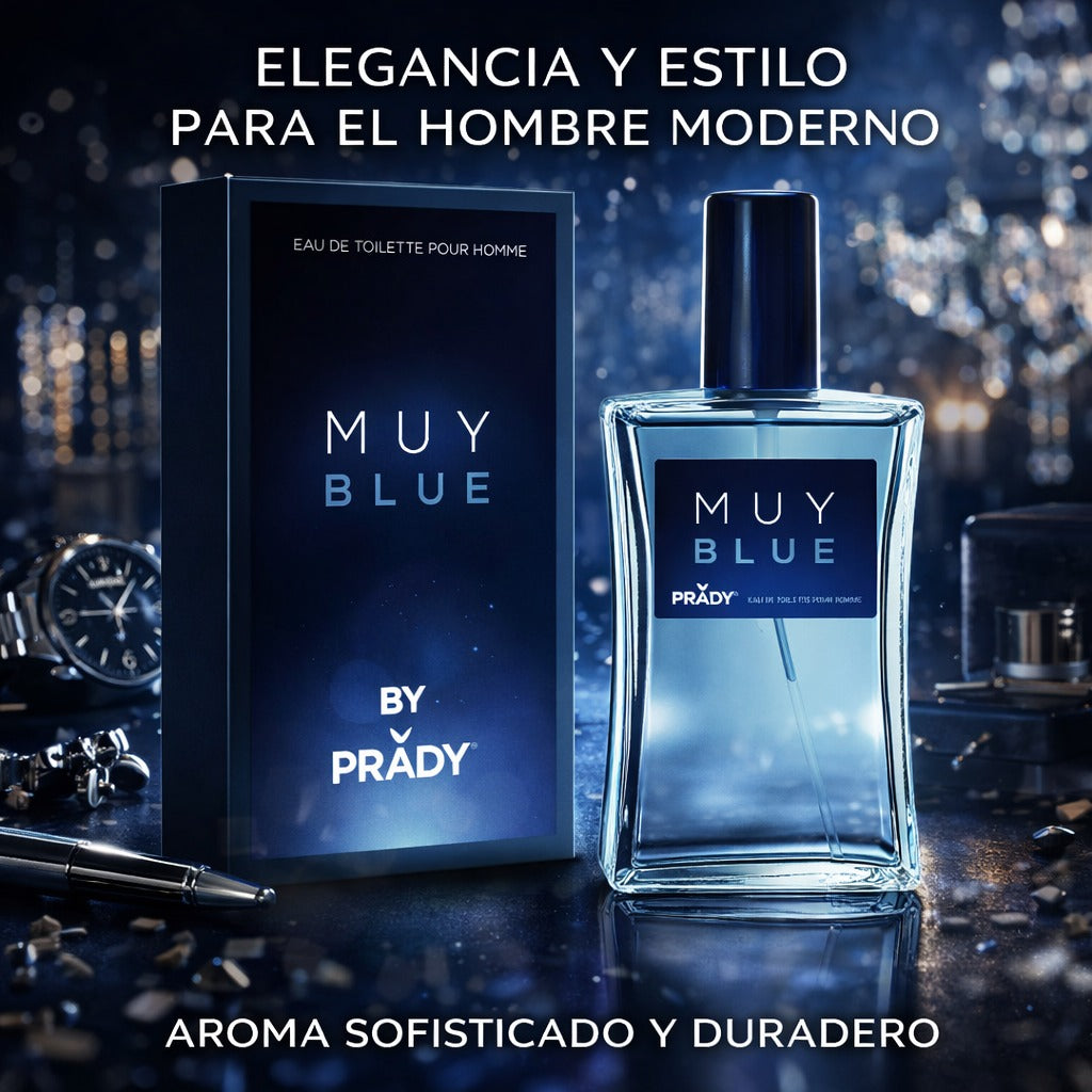 Perfume Muy Blue Para Hombres