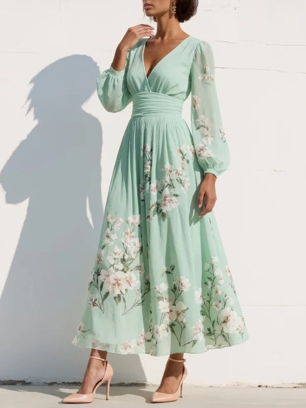Arte Floral / Vestido Elegante chic