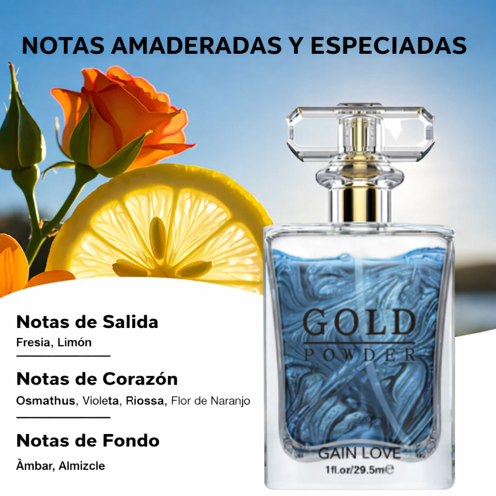 Perfume de Feromonas Gold Powder