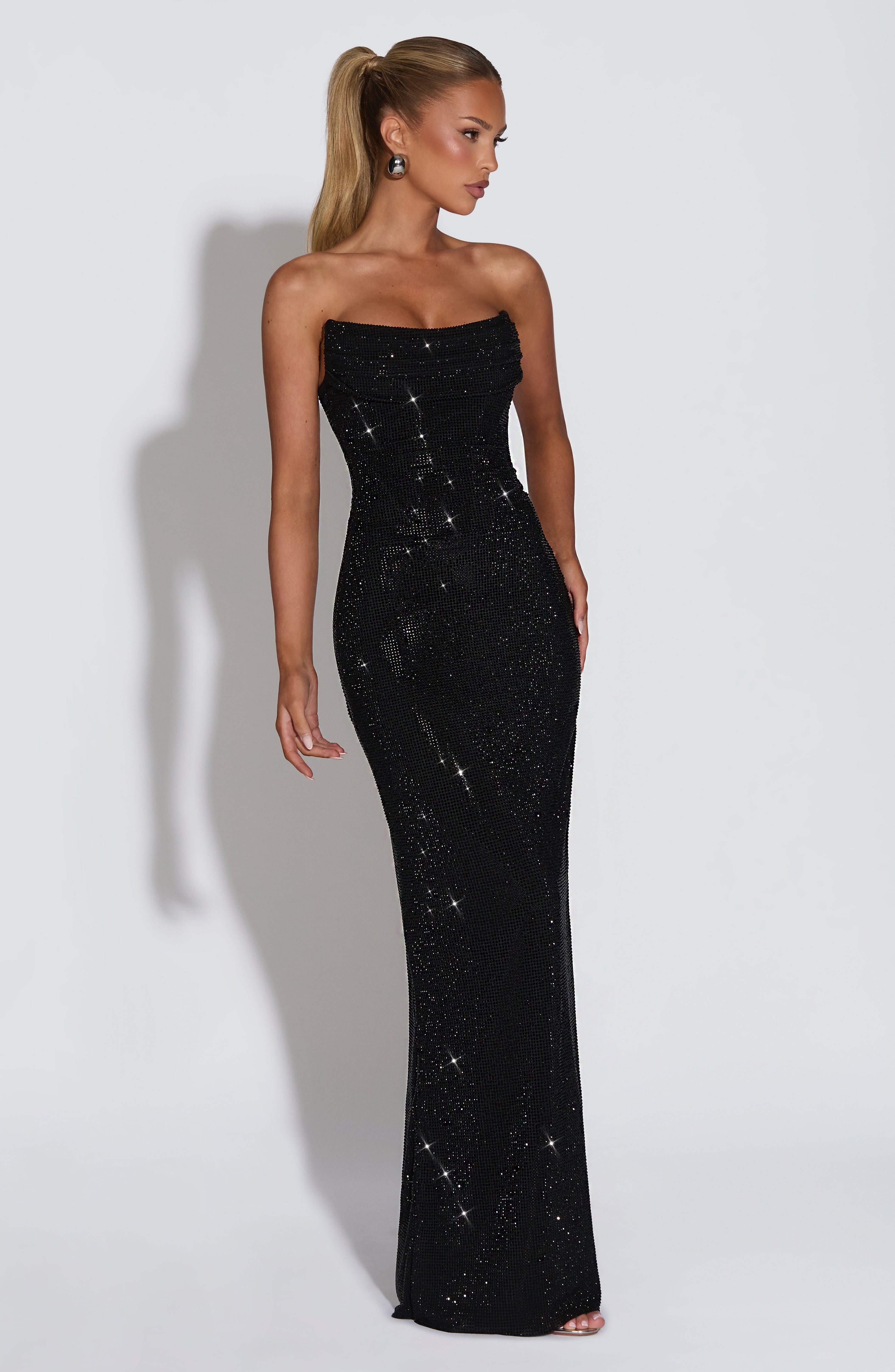 Mirabella Maxi Dress - Black Dress Babyboo Fashion Premium Exclusive Design