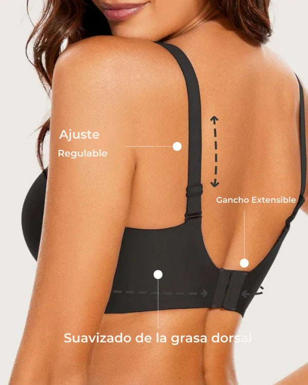Sujetador Sin Aros Reafirmante Shapeher 3X1