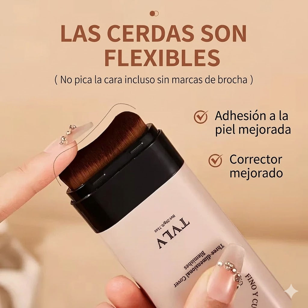 Base Vegetal, Acabado Natural Cobertura Completa