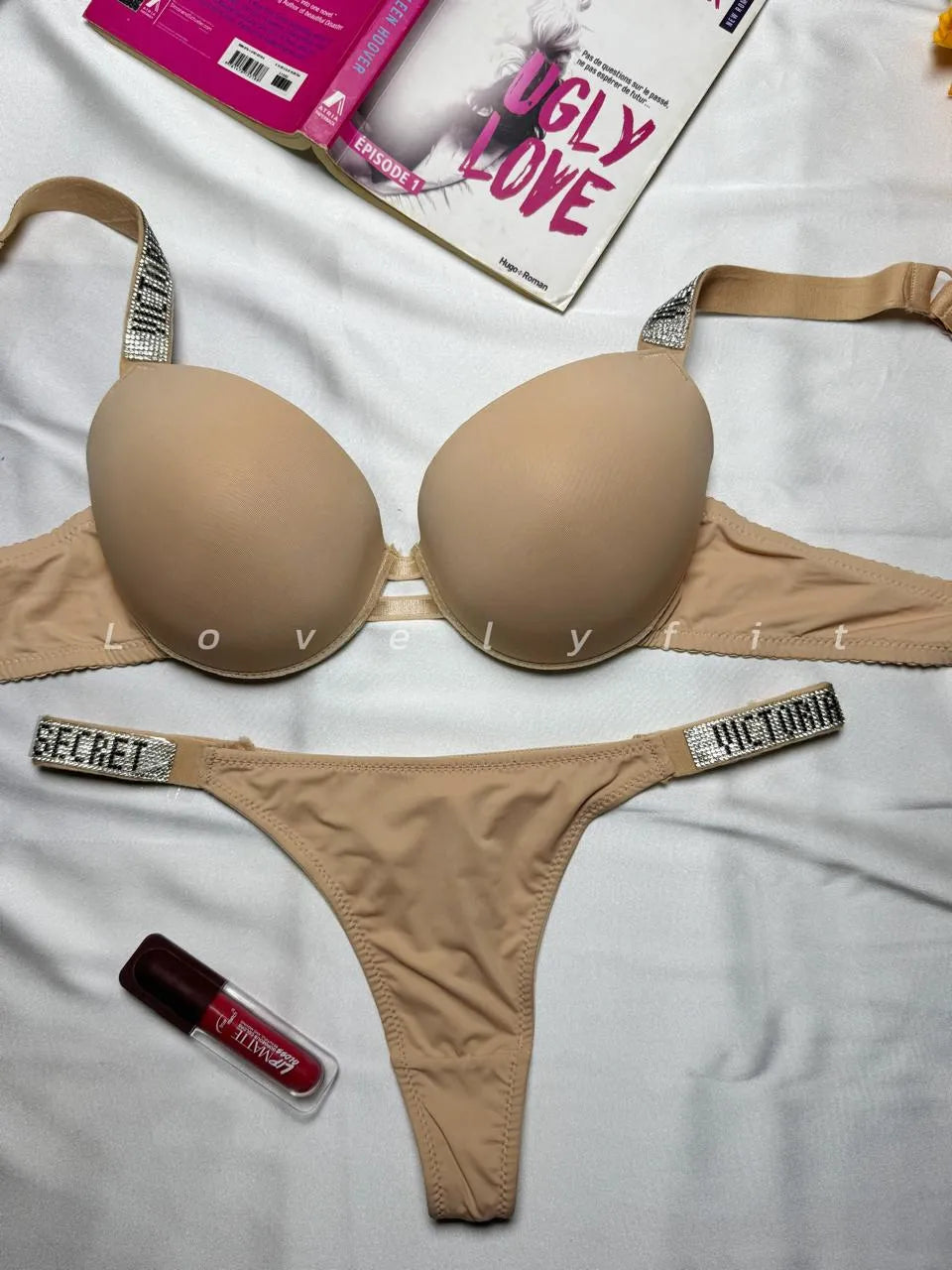 Conjunto de Sujetador push-up y Braguita