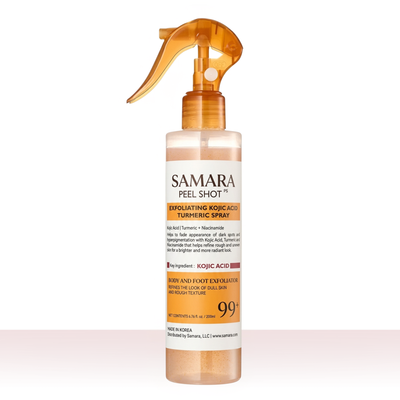 Spray exfoliante corporal