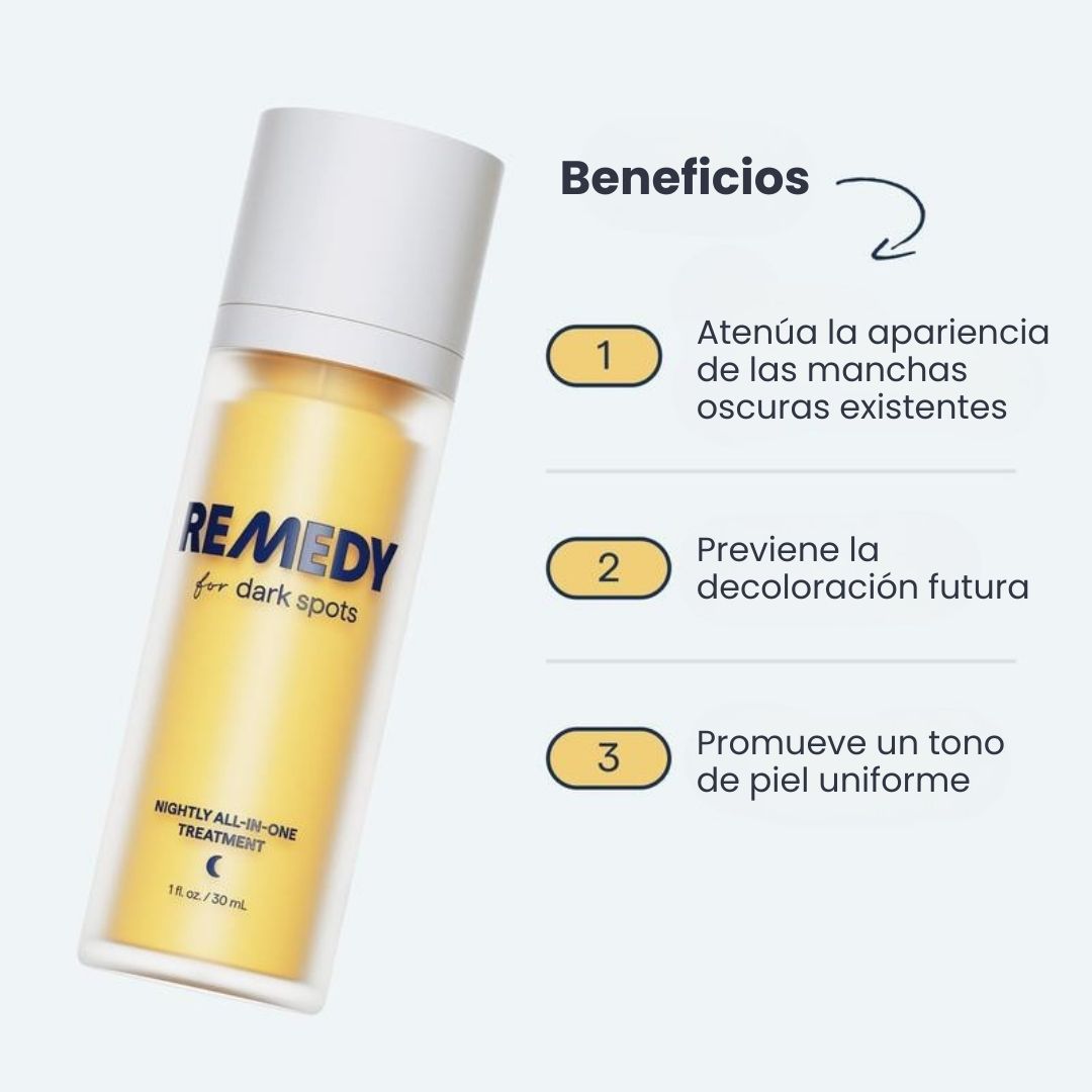 REMEDY Para Corregir Manchas Oscuras 2X1