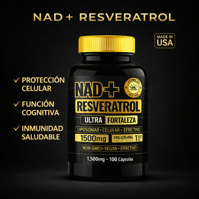 Suplemento NAD+ Resveratrol