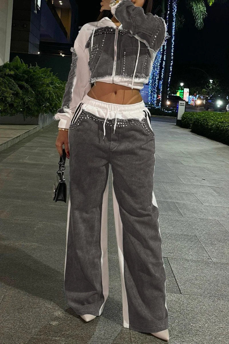 Conjunto Denim Glam