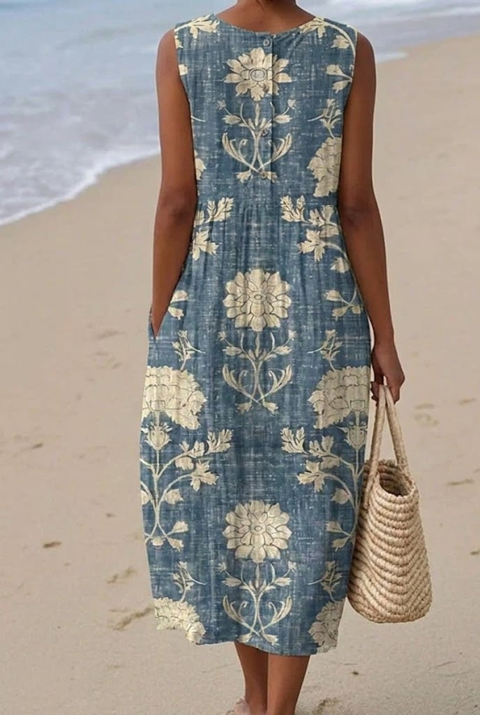 Vestido Estampado Holgado Milufer