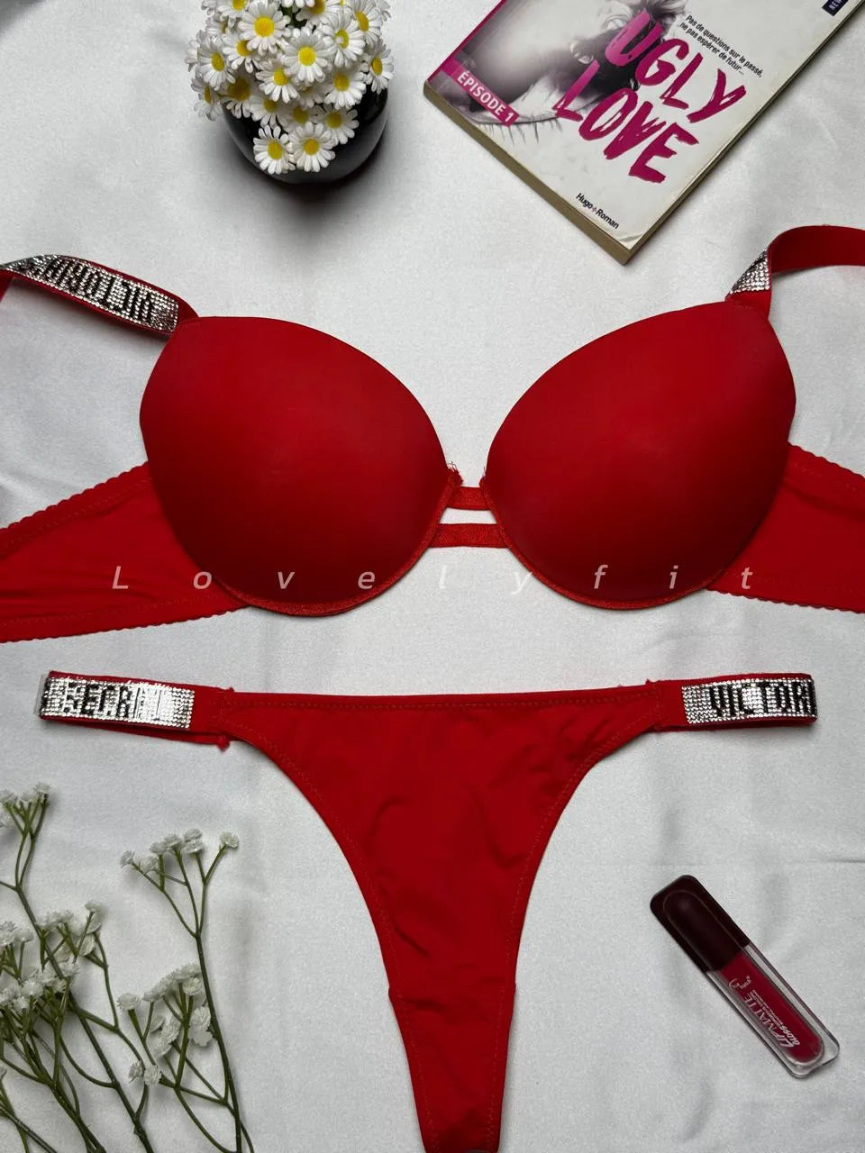 Conjunto de Sujetador push-up y Braguita