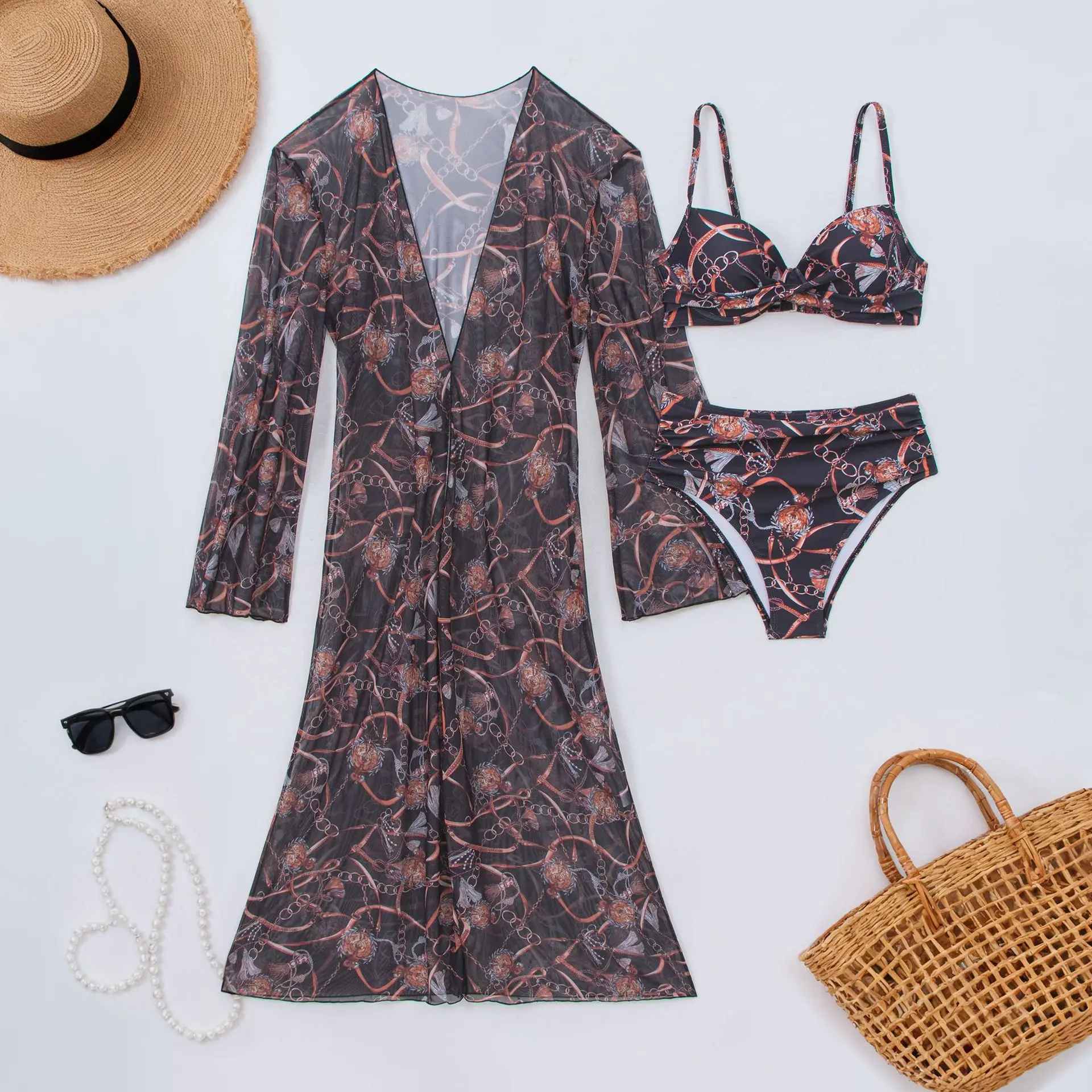 Bikini Skiny de Tres Piezas Wenda