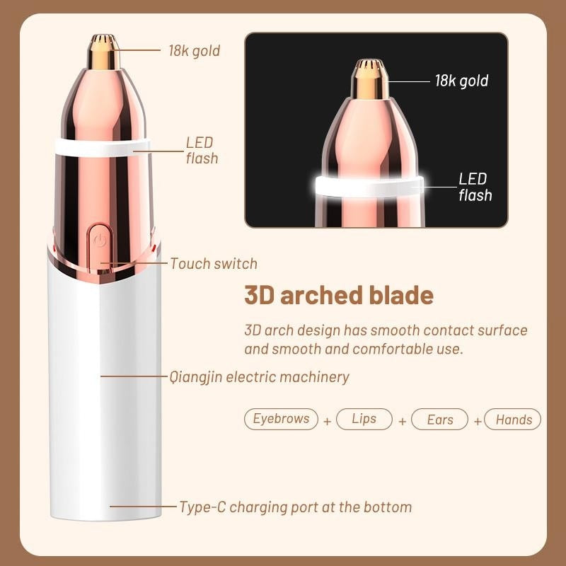Recortador Eléctrico  del Vello Facial