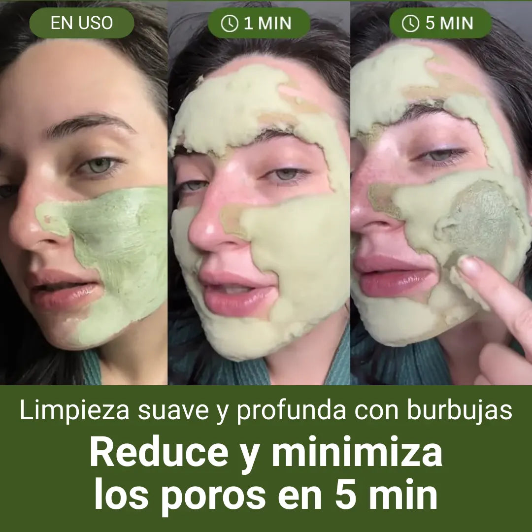 Mascarilla Facial de Burbujas de Albahaca Sagrada