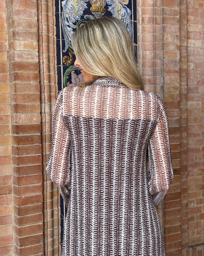 Vestido Lyon chocolate