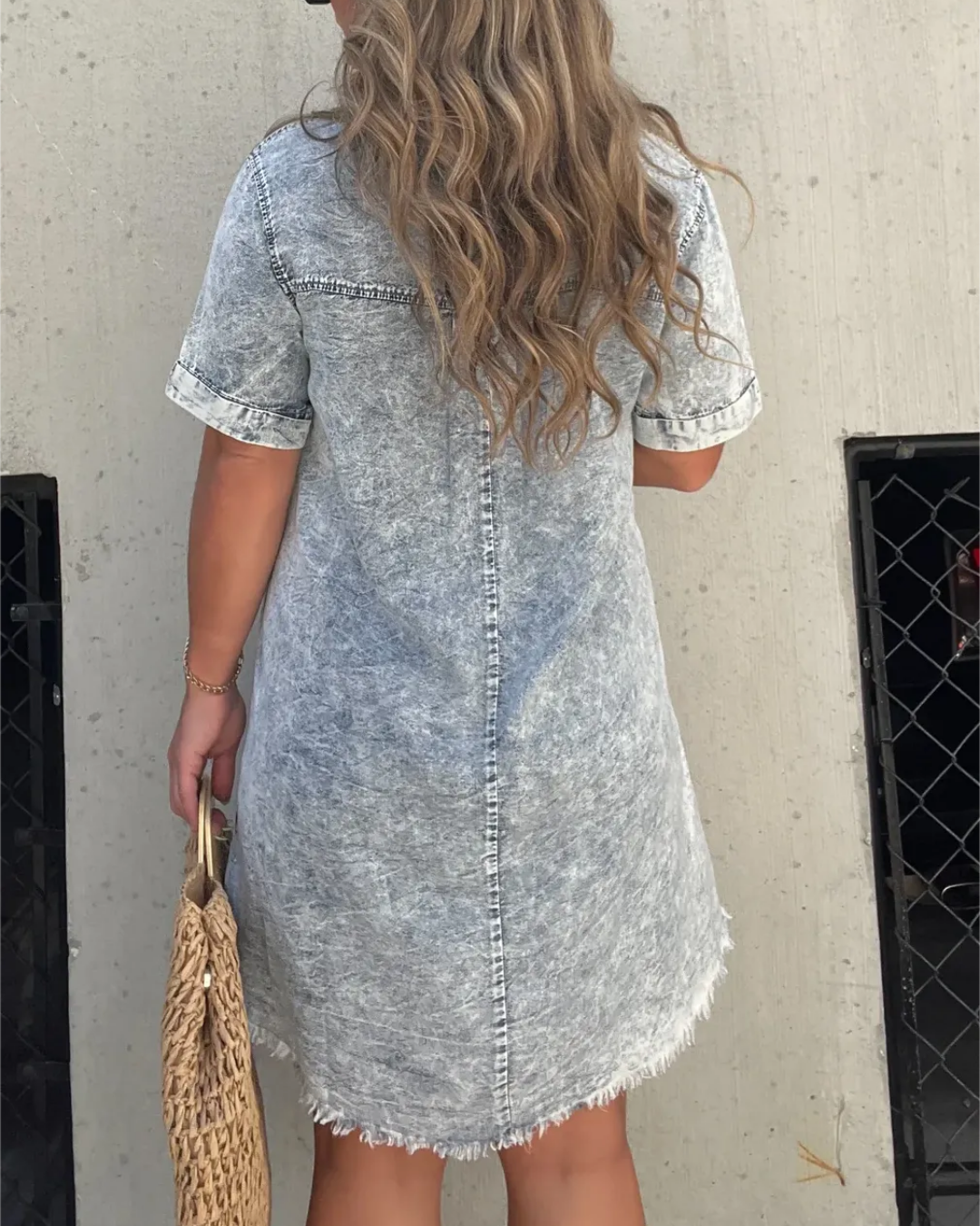 Vestido Camisero Denim Akemi