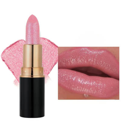 Labial con Brillo Diamante Resistente al Agua