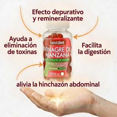 Gomitas/De vinagre de manzana