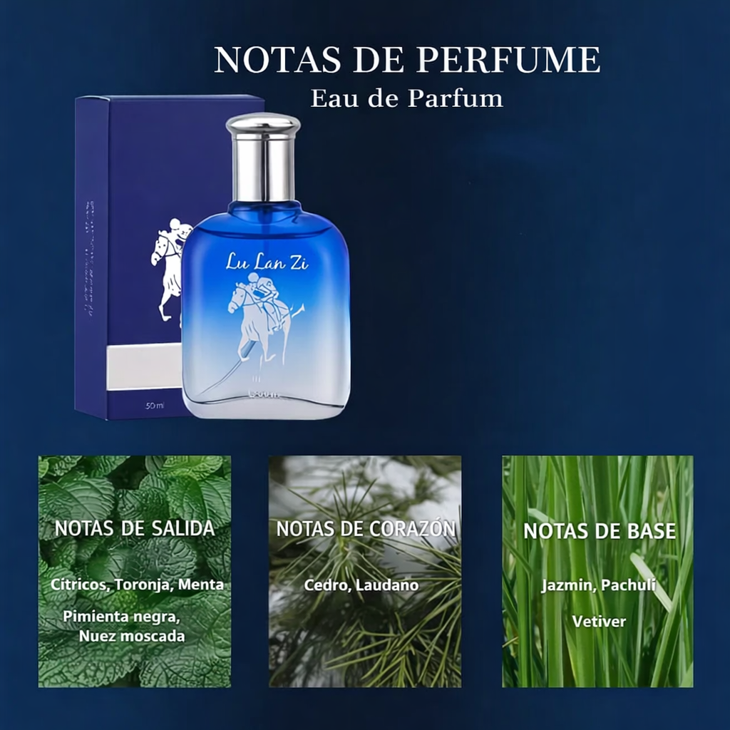 Perfume Clásico Lu Lan Zi notas amaderadas