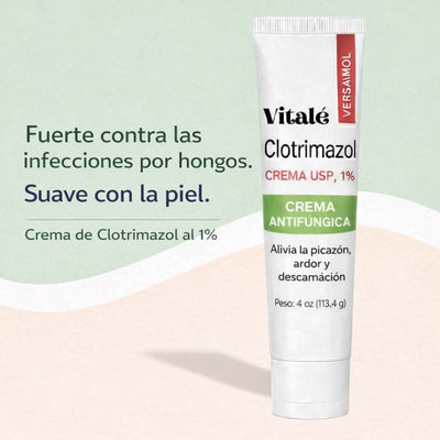 Crema Antifúngica Clotrimazol 1% Vitalé