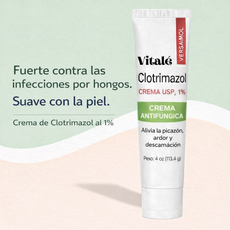 Crema Antifúngica Clotrimazol 1% Vitalé