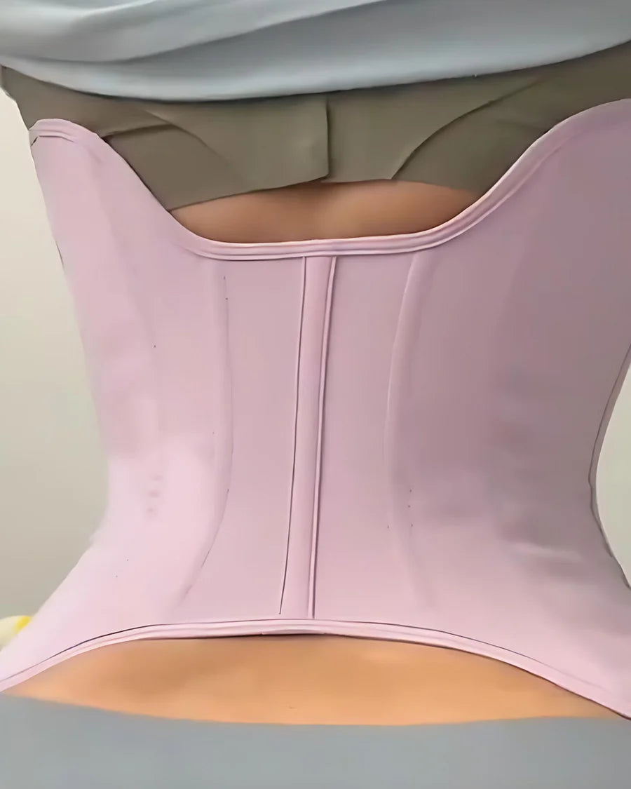 Faja de compresión abdominal con hueso de acero