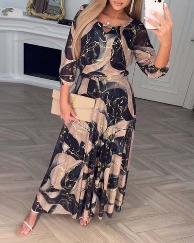 Elegante Vestido Estampado Chantal