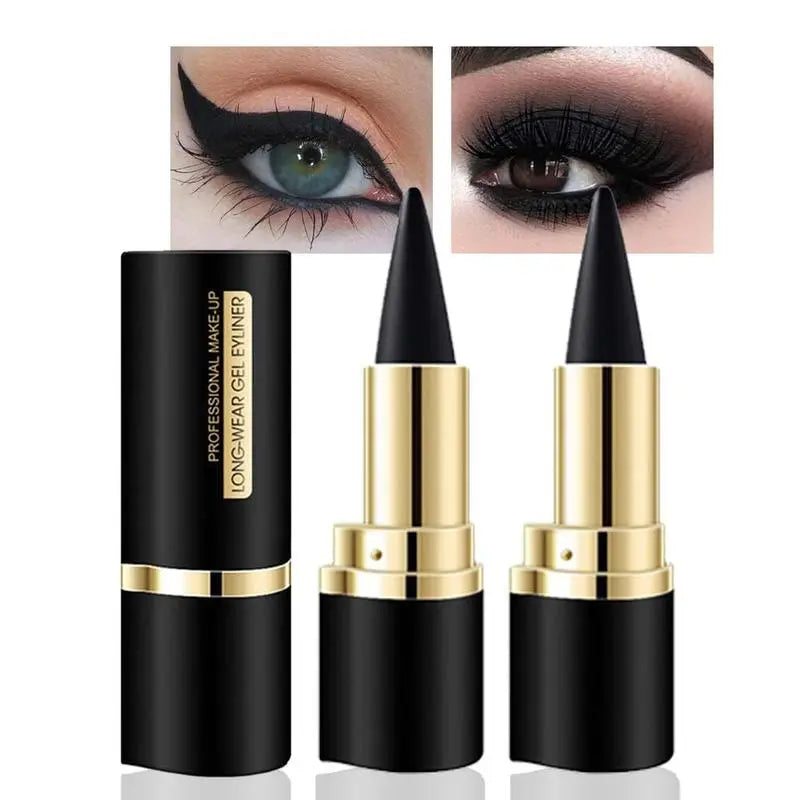 lápices delineadores de ojos en gel negros 2X1