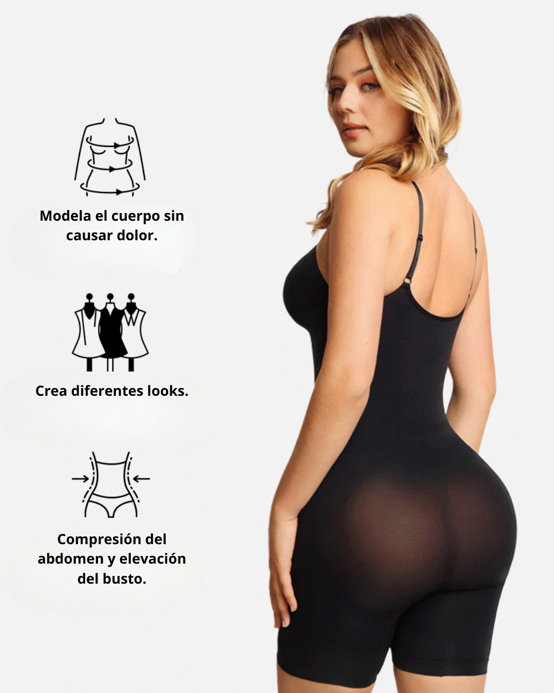 Body de Cuerpo Entero Levanta Glúteos